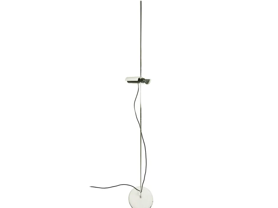 Best Pamono 333 Dim Floor Lamp in Chrome Plated & White Metal by Magistretti for Oluce, 1975
