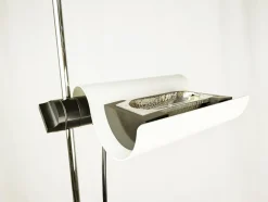 Best Pamono 333 Dim Floor Lamp in Chrome Plated & White Metal by Magistretti for Oluce, 1975