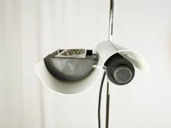 Best Pamono 333 Dim Floor Lamp in Chrome Plated & White Metal by Magistretti for Oluce, 1975