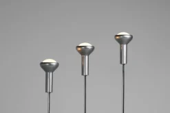 Best Pamono 1073 Floor Lamps attributed to Gino Sarfatti for Arteluce, Italy, 1956, Set of 3