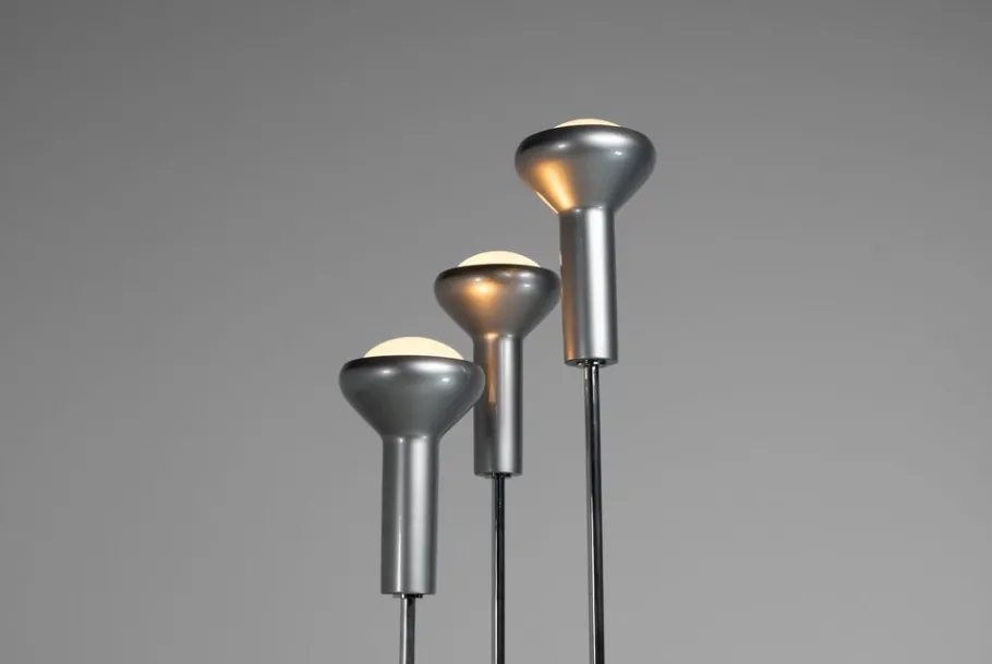 Best Pamono 1073 Floor Lamps attributed to Gino Sarfatti for Arteluce, Italy, 1956, Set of 3
