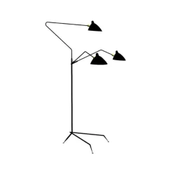 Best Pamono 3 Rotating Arms Floor Lamp by Serge Mouille
