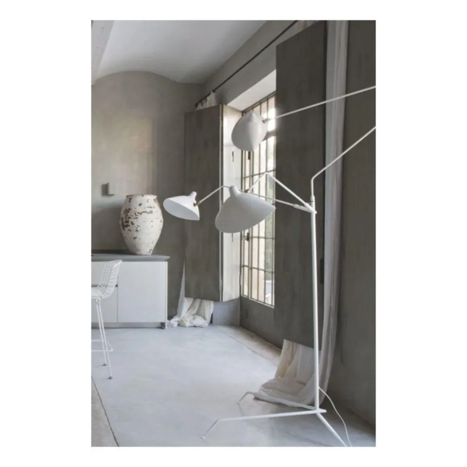 Best Pamono 3 Rotating Arms Floor Lamp by Serge Mouille