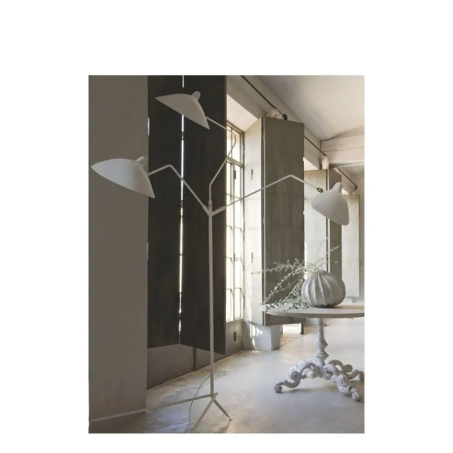 Best Pamono 3 Rotating Arms Floor Lamp by Serge Mouille