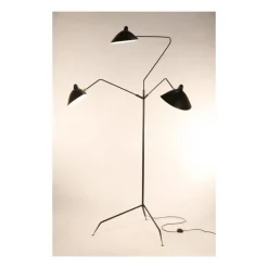 Best Pamono 3 Rotating Arms Floor Lamp by Serge Mouille