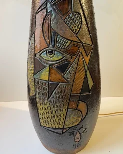 Clearance Pamono Abstract The All-Seeing Eye Masterpiece Floor Lamp by Marian Zawadzki for Tilgmans, Sweden, 1966