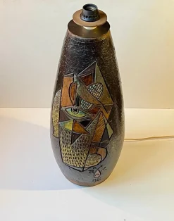 Clearance Pamono Abstract The All-Seeing Eye Masterpiece Floor Lamp by Marian Zawadzki for Tilgmans, Sweden, 1966