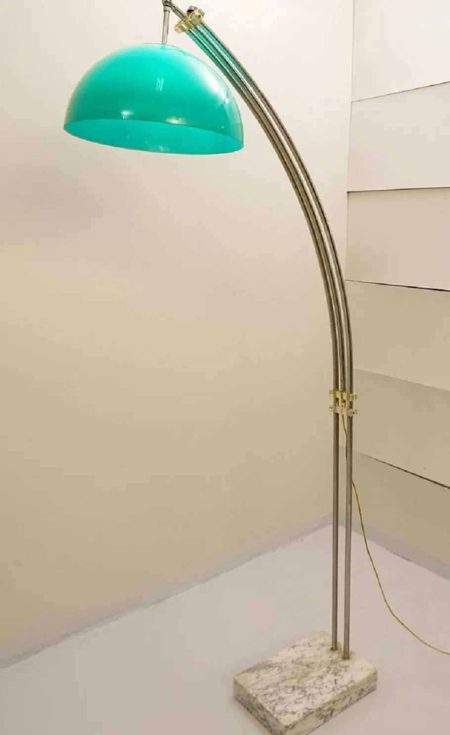Outlet Pamono Adjustable Arc Floor Lamp by Guzzini for Meblo, 1970s