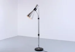 Hot Pamono Adjustable Danish Diabolo Floor Light by Jo Hammerborg for Fog & Mørup, 1960s