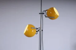 Best Pamono Adjustable Dark Yellow Double Globe Floor Lamp from Herda, 1970s