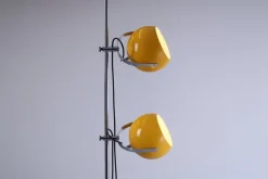 Best Pamono Adjustable Dark Yellow Double Globe Floor Lamp from Herda, 1970s