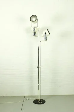 Discount Pamono Adjustable Floor Lamp by Pio Luigi Brusasco and Giovanni Torretta for Luci Illuminazione, Italy, 1970s