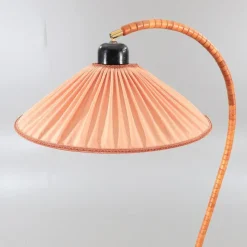 Best Pamono Adjustable Gooseneck Floor Lamp with Pink Shade from Markslöjd, Sweden, 1970s