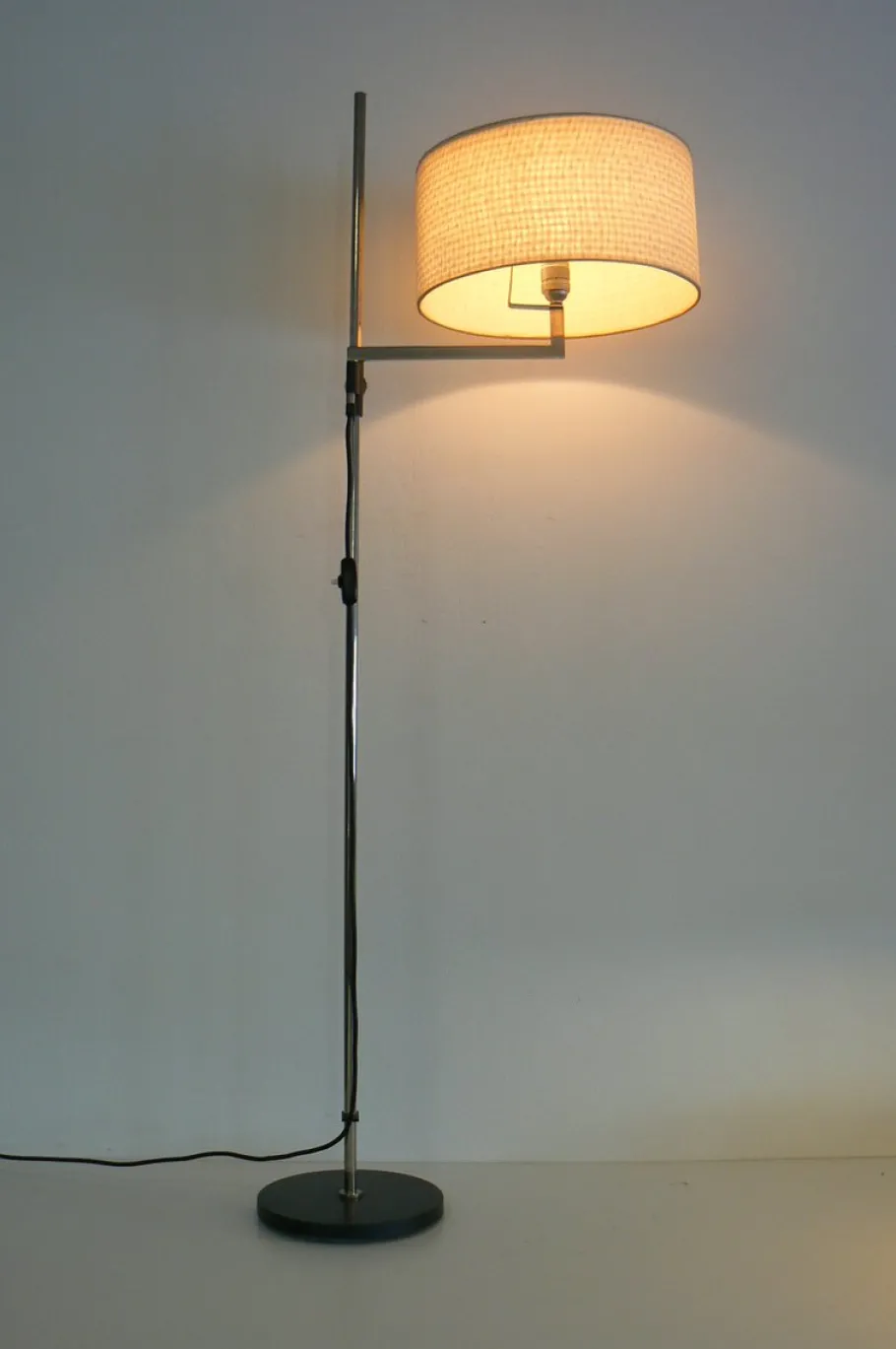 Online Pamono Adjustable Shade Floor Lamp from Hillebrand, 1960s