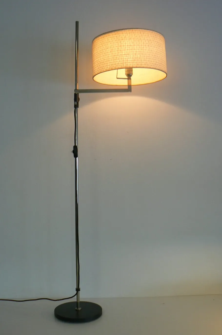 Online Pamono Adjustable Shade Floor Lamp from Hillebrand, 1960s