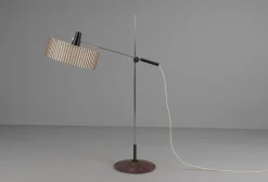 Outlet Pamono Adjustable Standing Light from Temde, Switzerland, 1960s