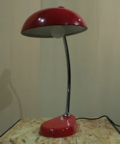 Clearance Pamono Adjustable Steel and Enamel Table Lamp from Seminara Torino, 1950s