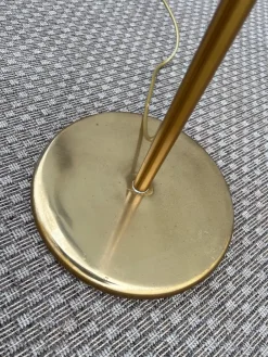 Best Pamono Adjustable Swing Arm Brass Floor Lamp from Holtkötter, 1970s