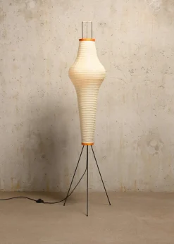 Hot Pamono Akari Model 14a Light Sculpture in Washi Paper and Bamboo by Isamu Noguchi