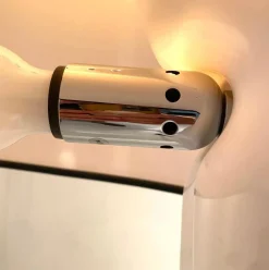 Clearance Pamono Alba Floor Lamp by Ermanno Lampa & Sergio Brazzoli for Guzzini, 1970s