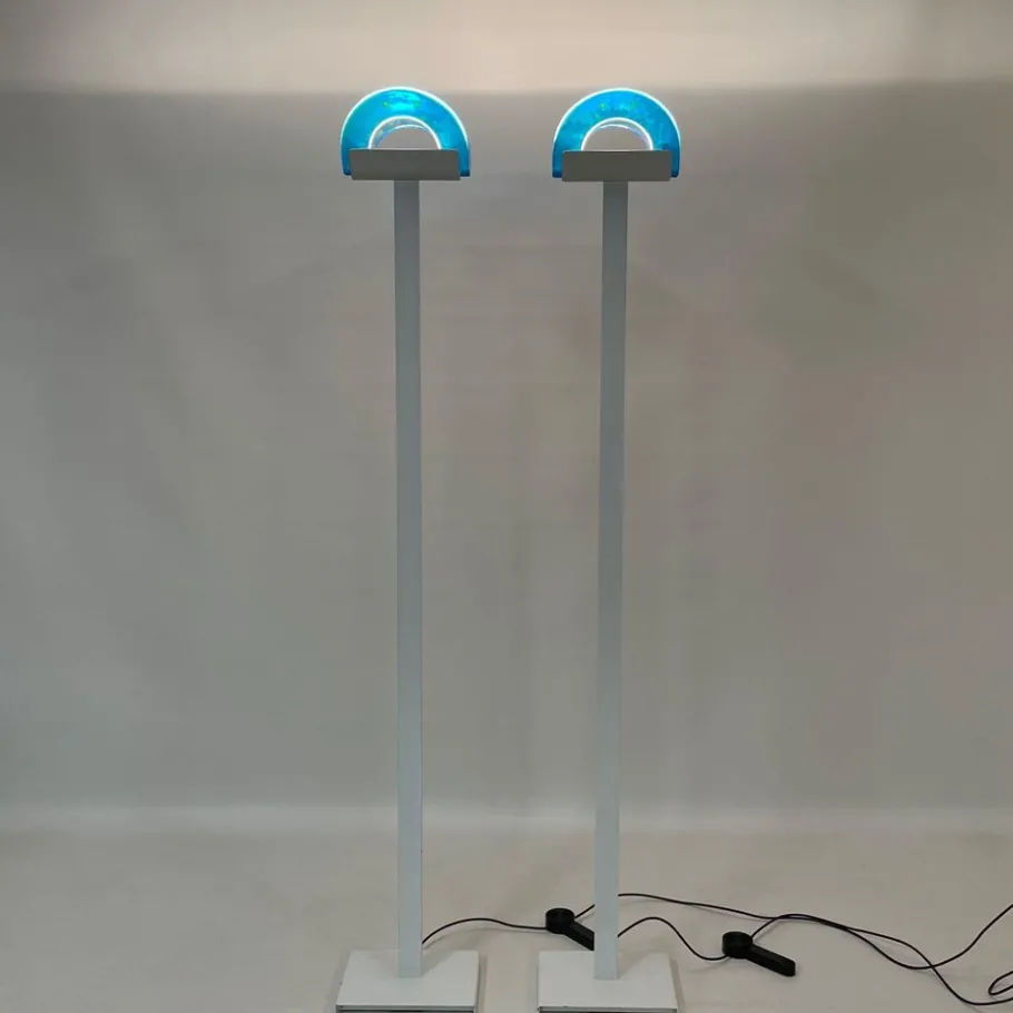 Best Pamono Alba Floor Lamps by Renato Toso & Roberto Pamio for Leucos, 1980s, Set of 2