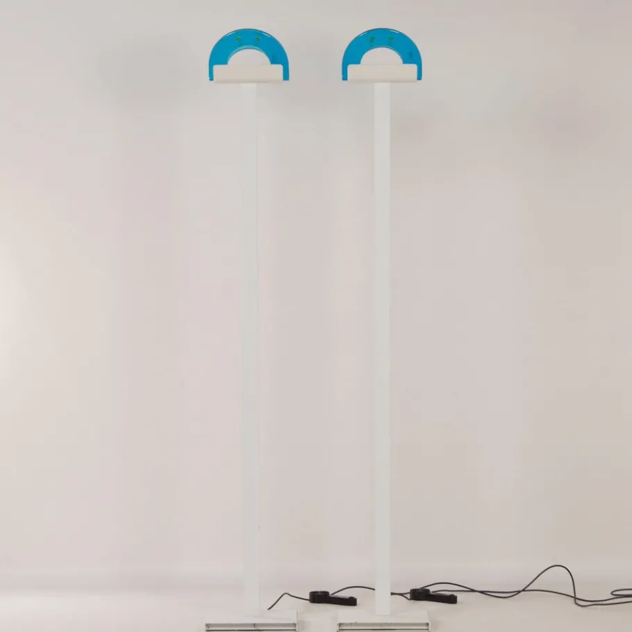 Best Pamono Alba Floor Lamps by Renato Toso & Roberto Pamio for Leucos, 1980s, Set of 2