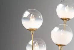 New Pamono Alberello Floor Lamp in Marble and Brass from Stilnovo, Italy, 1960s