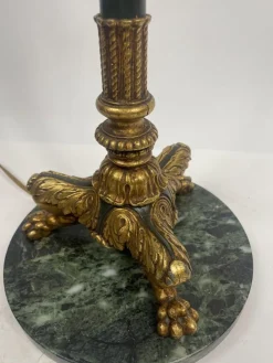 Discount Pamono Anrica Floor Lamp in Marble and Wood, 1950s