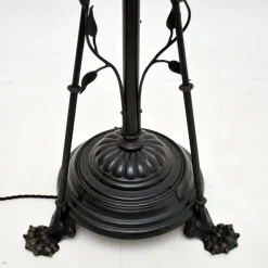 Best Pamono Antique Art Nouveau Iron Floor Lamp, 1900s