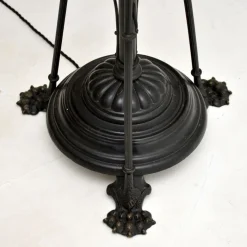 Best Pamono Antique Art Nouveau Iron Floor Lamp, 1900s