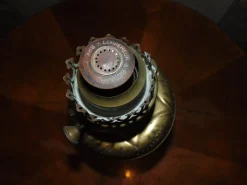 Best Pamono Antique Brass Oil Lamp from Lempereur & Bernard