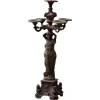 Outlet Pamono Antique Cast Iron Outdoor Candelabra Sculpture, 1890s