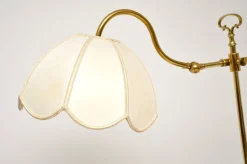 Pamono Antique Chinoiserie Lacquered Floor Lamp Table, 1900s