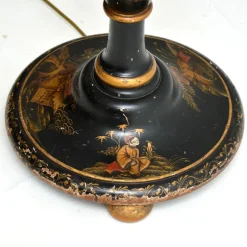 Discount Pamono Antique Chinoiserie Lacquered Floor Lamp, 1920s