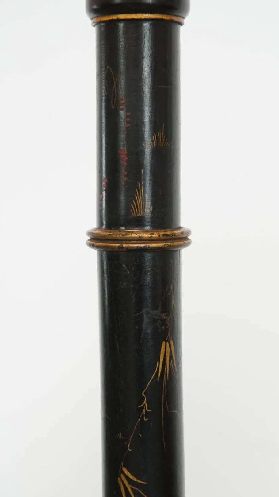 Best Pamono Antique English Japanese Style Standing Lamp with Painting Work, Early 1900s