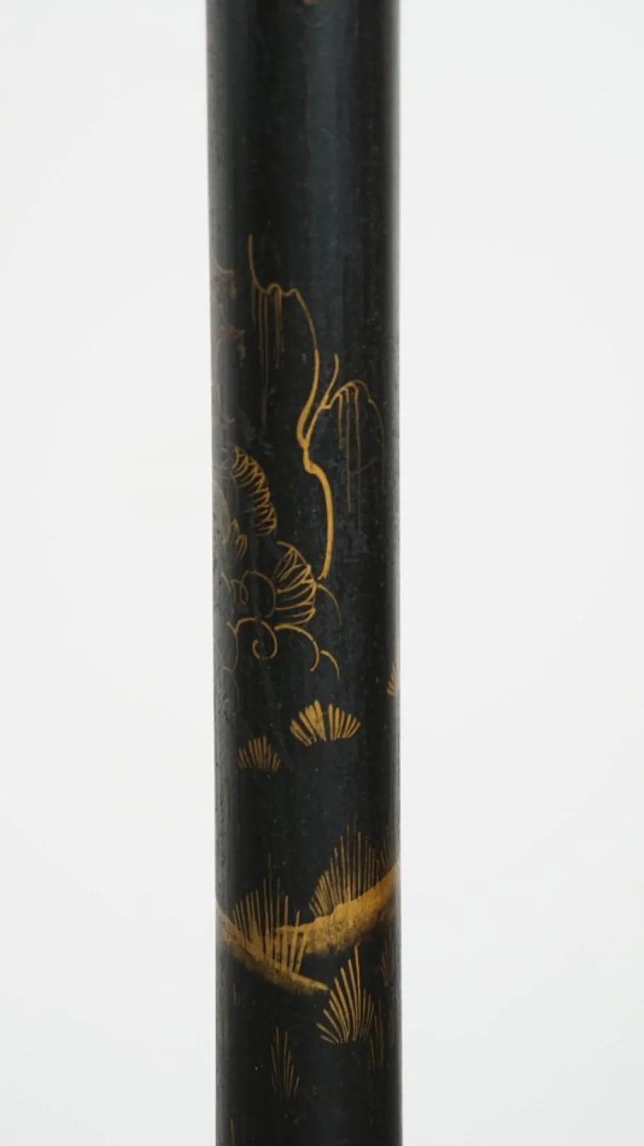 Best Pamono Antique English Japanese Style Standing Lamp with Painting Work, Early 1900s