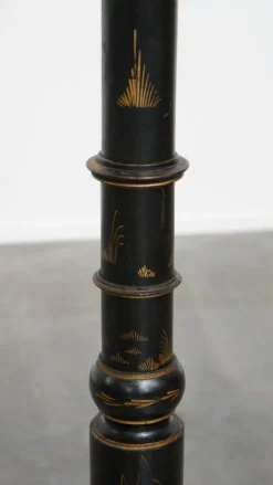 Best Pamono Antique English Japanese Style Standing Lamp with Painting Work, Early 1900s