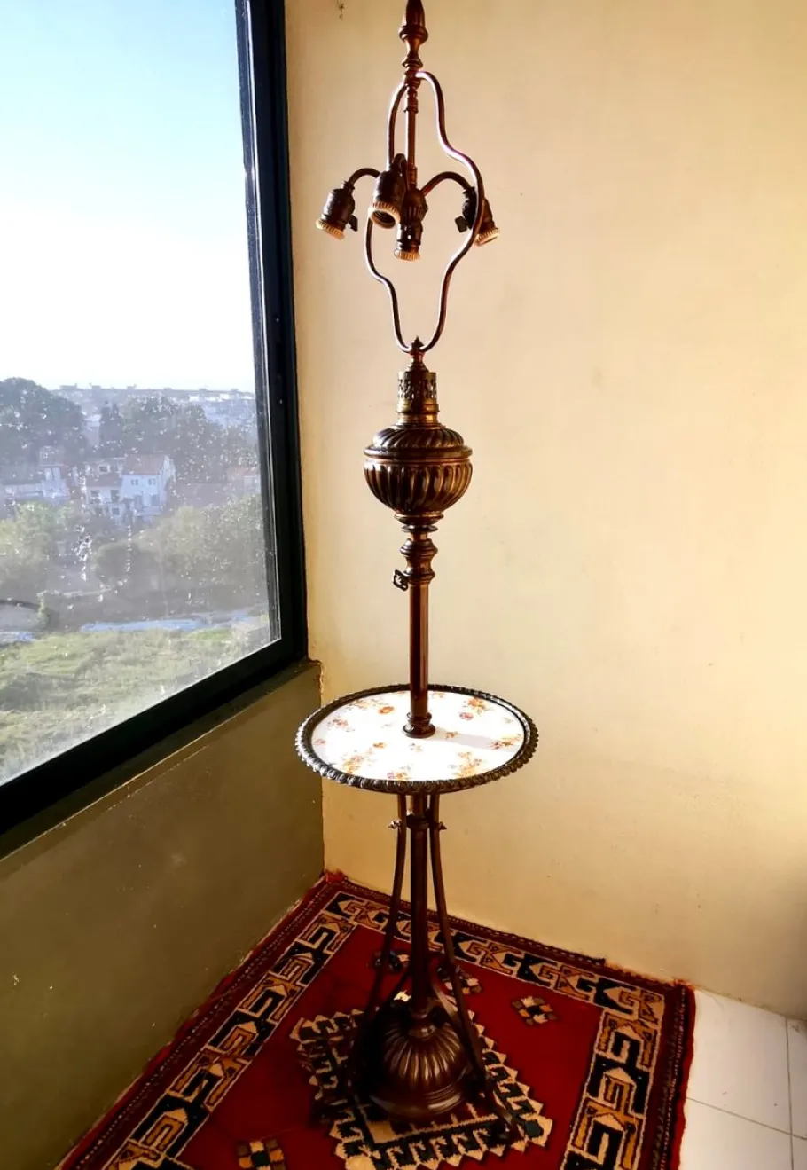 Pamono Antique Floor Lamp