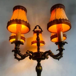 Online Pamono Antique Floor Lamp in Bronze