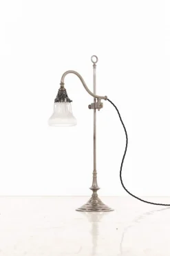 Best Pamono Antique French Rise and Fall Desk Lamp, 1890s