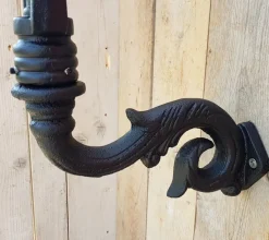 Best Pamono Antique Hexagon Cast Iron Wall Lantern