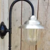 Outlet Pamono Antique Italian Black Pewter Outdoor Wall Lamp