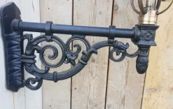 Discount Pamono Antique Square Cast Iron and Copper Wall Lantern