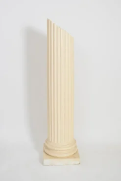 Outlet Pamono Antique Style Plaster Column Floor Lamp, 1970s