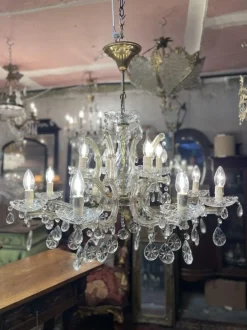 Best Pamono Antique Two-Tiere Marie Therese Chandelier