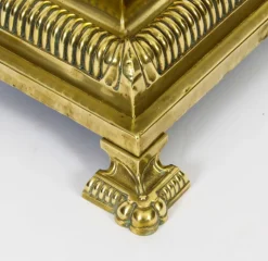 Outlet Pamono Antique Victorian Brass Corinthian Column Telescopic Standard Lamp, 1890s