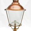 Online Pamono Antique Victorian Classic Copper Pillar Lamp Lantern on Base Outdoor Lamp
