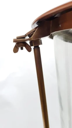 Online Pamono Antique Victorian Classic Copper Pillar Lamp Lantern on Base Outdoor Lamp