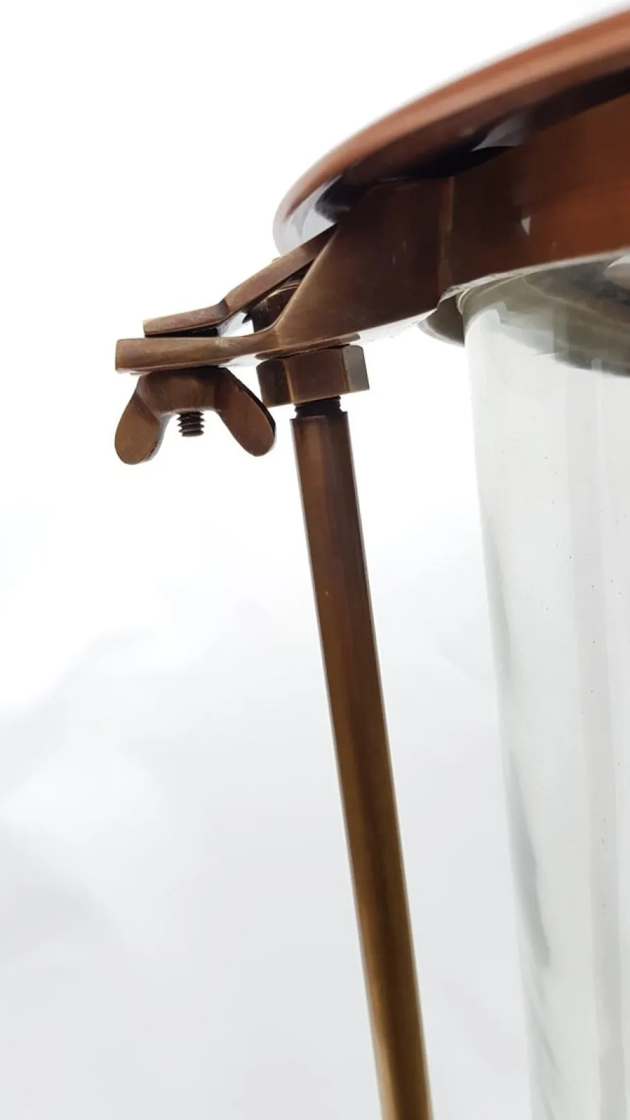 Best Pamono Antique Victorian Classic Copper Pillar Lamp Lantern on Base Outdoor Lamp