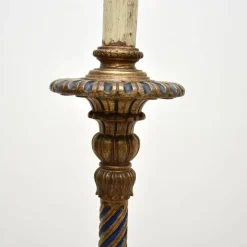 Best Pamono Antique Victorian Gilt Wood Floor Lamp, 1890s